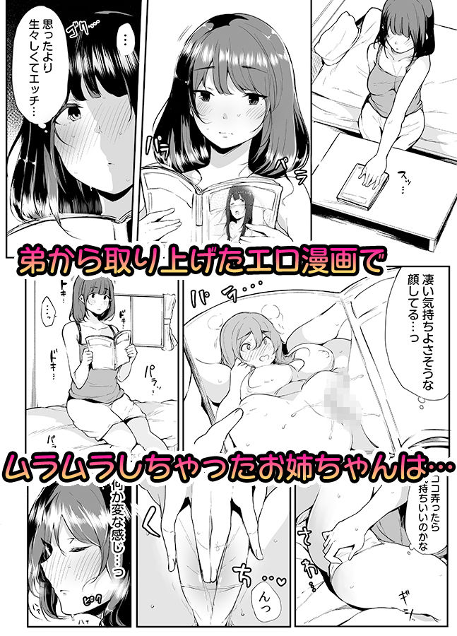 弟にエロ漫画と同じ事をされちゃうお姉ちゃんの話 1