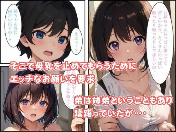 お姉ちゃんの母乳止めるの手伝って！