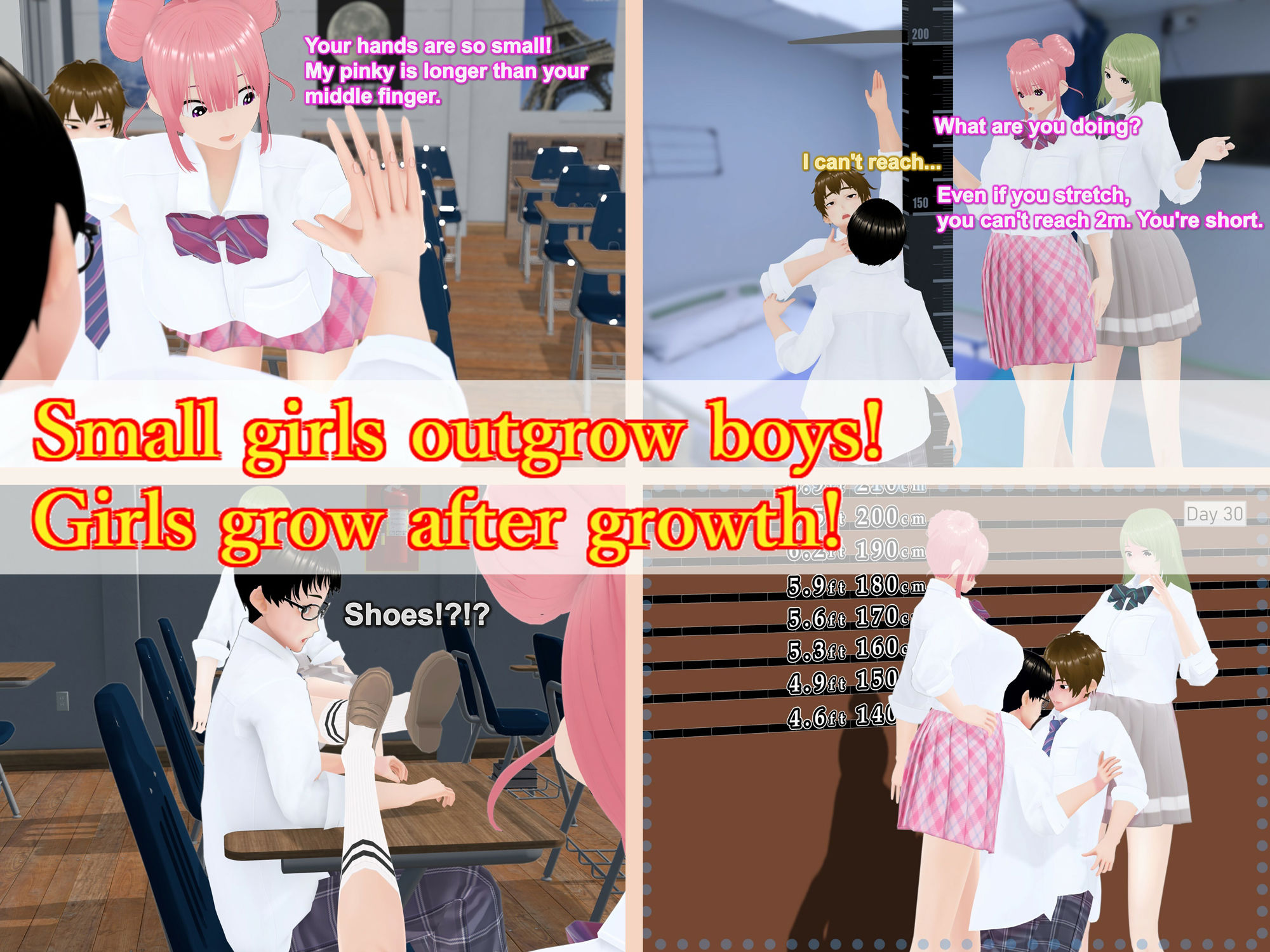 Outgrowing only girls， Overtake boys， Growth sound. Classmate Arc