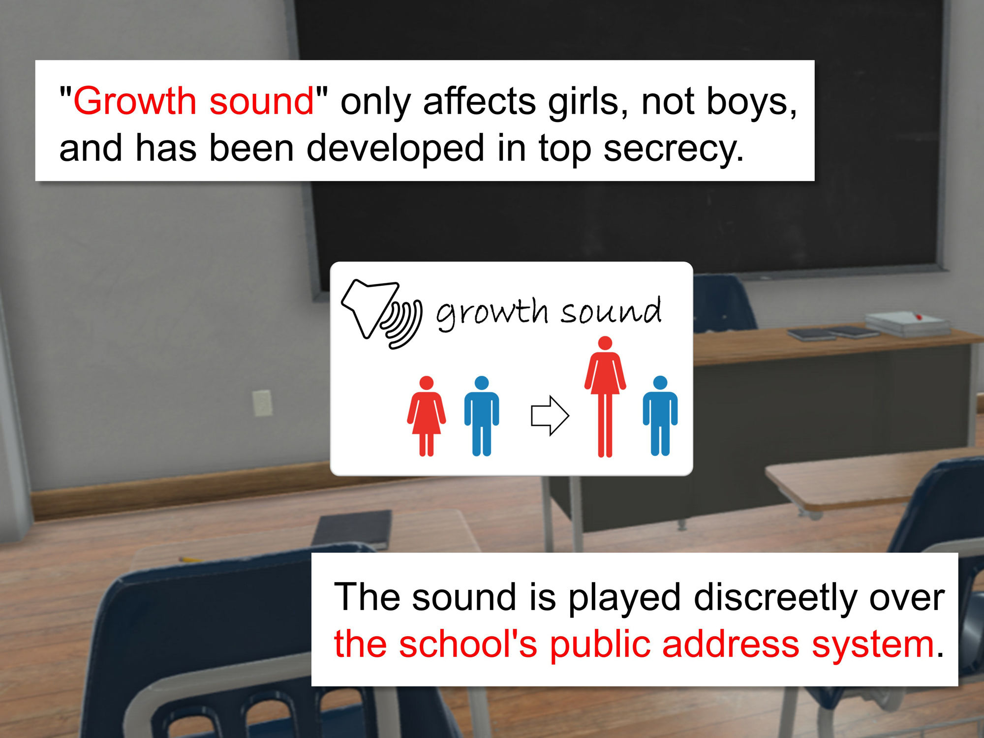 Outgrowing only girls， Overtake boys， Growth sound. Classmate Arc