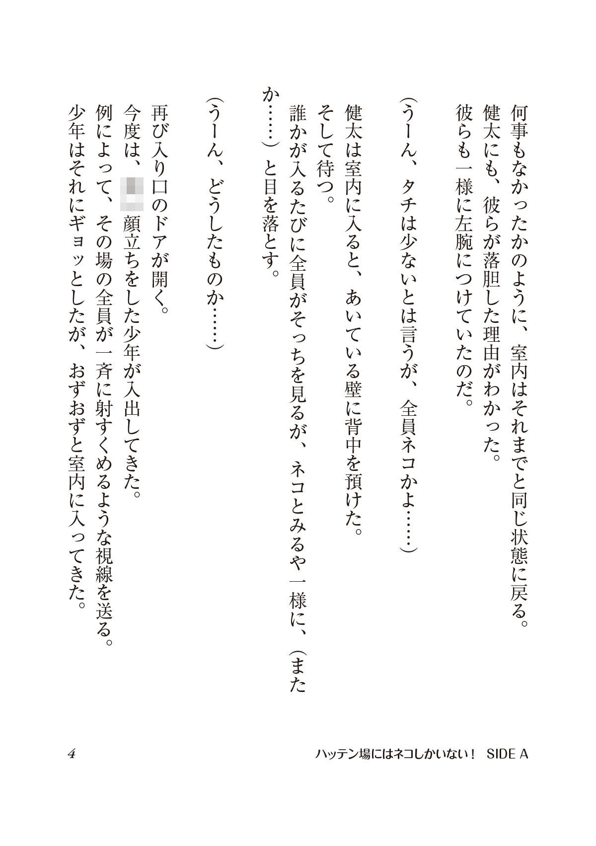 ［BL］ハッテン場にはネコしかいない！ネコだらけのハッテン場に少年のタチとガタイがいいタチ［SS］