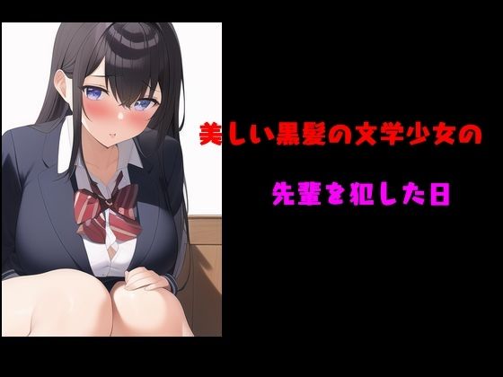 美しい黒髪の文学少女の先輩を犯した日